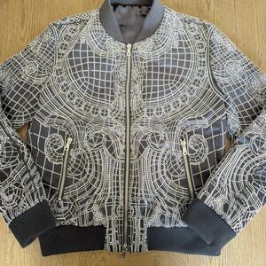 Balmain Paris All Over Embroidered Blazer Jacket Men’s 48 Black NWT $4650 MSRP